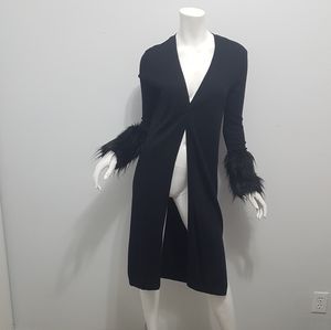 Vince Camuto Cardigan w/Faux Fur By The Wrist XXS (B)